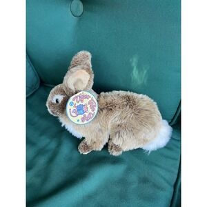 Tiger Tale Toys Brigid The Brown Bunny Rabbit 10" Plush Stuffed Animal Toy NWT